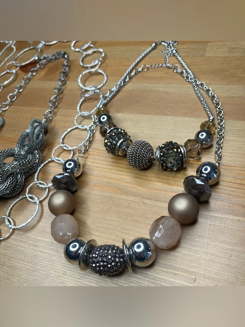 Mixed Jewelry bundle lot earrings, bracelet, necklace please read notes - Picture 8 of 8